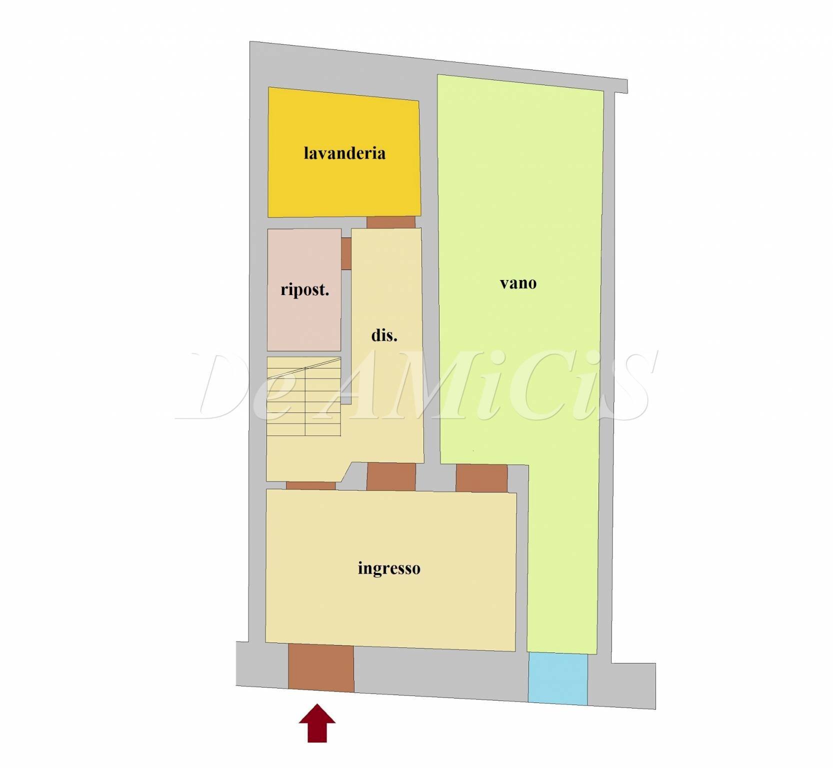 Three-room apartment Isolabona - floor plans 1