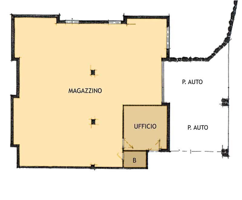 Magazzino Bordighera - planimetria 1