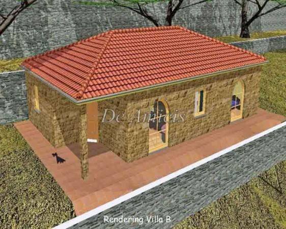 rendering progetto - Terreno edificabile Località Osaggio, Apricale - foto 2