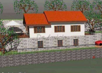 rendering progetto - Terreno edificabile Località Osaggio, Apricale - foto 1
