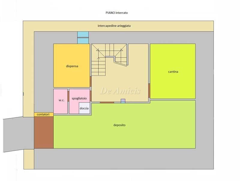Rustico via Provinciale, 44, San Biagio della Cima - planimetria 1