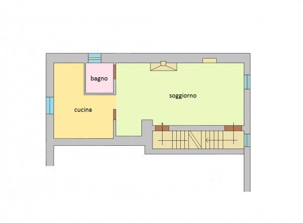 Independent house Isolabona - floor plans 1
