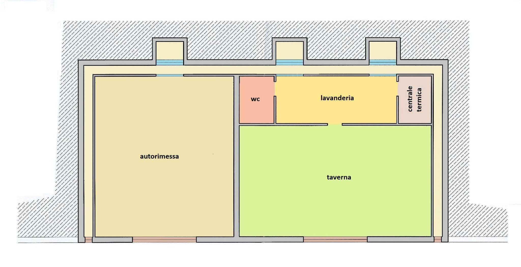 Building land strada Gallina, 1, Bordighera - floor plans 1
