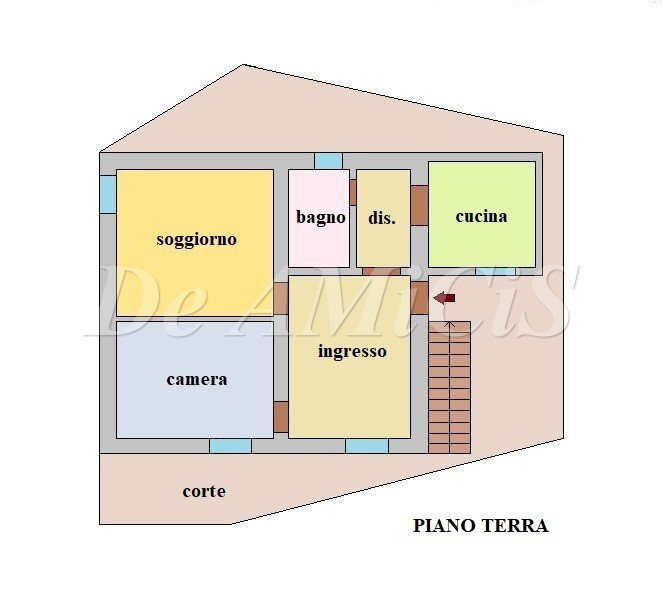 Rustico Camporosso - planimetria 1