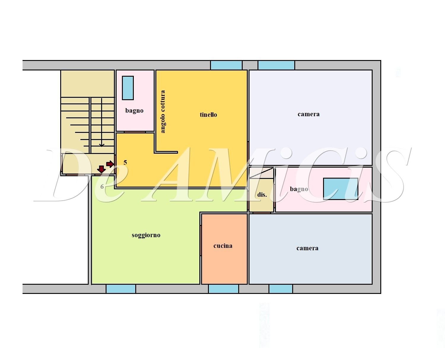 Attico strada Provinciale 68, Dolceacqua - planimetria 1