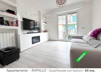 Ampio e luminoso soggiorno - Quadrilocale Rapallo - foto 5