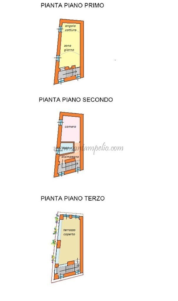 Trilocale Dolceacqua - planimetria 1
