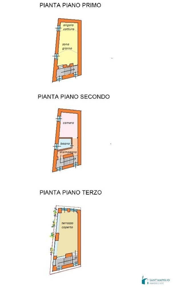 Trilocale Dolceacqua - planimetria 1