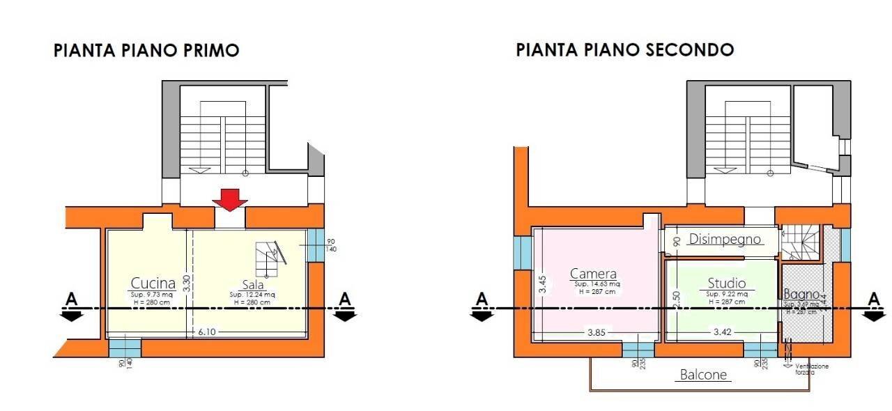 Trilocale Soldano - planimetria 1