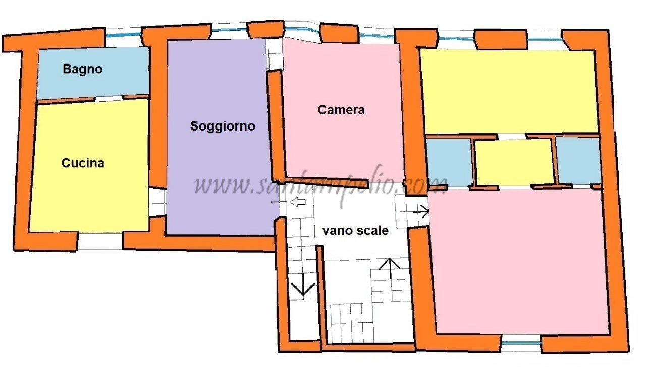 Appartamento Bordighera - planimetria 1