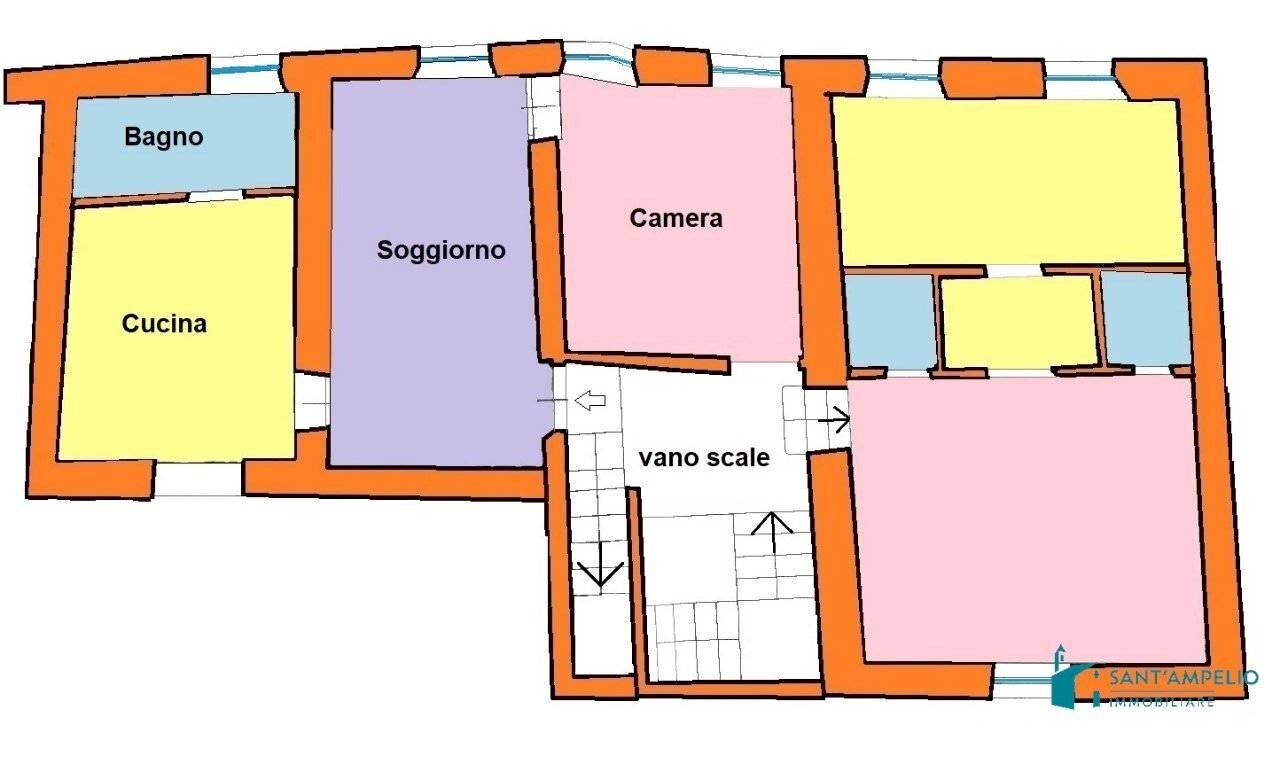 Apartment Bordighera - floor plans 1