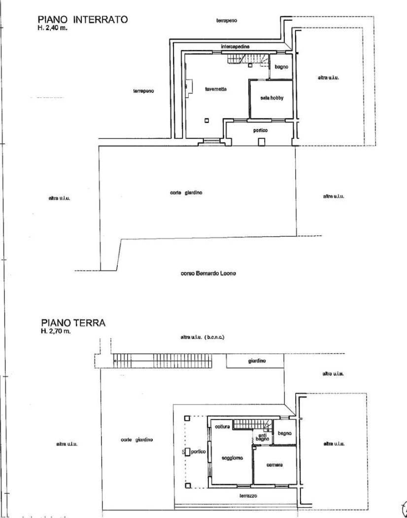 Villa corso Bernardo Leone, 20Bis, Seborga - planimetria 1