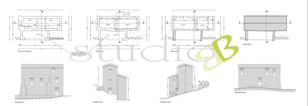 Rustic Silvio pellico, snc, Bordighera - floor plans 1