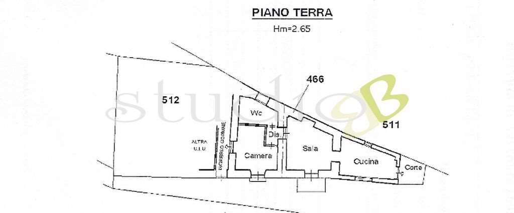 Trilocale strada Provinciale 61, snc, Perinaldo - planimetria 1