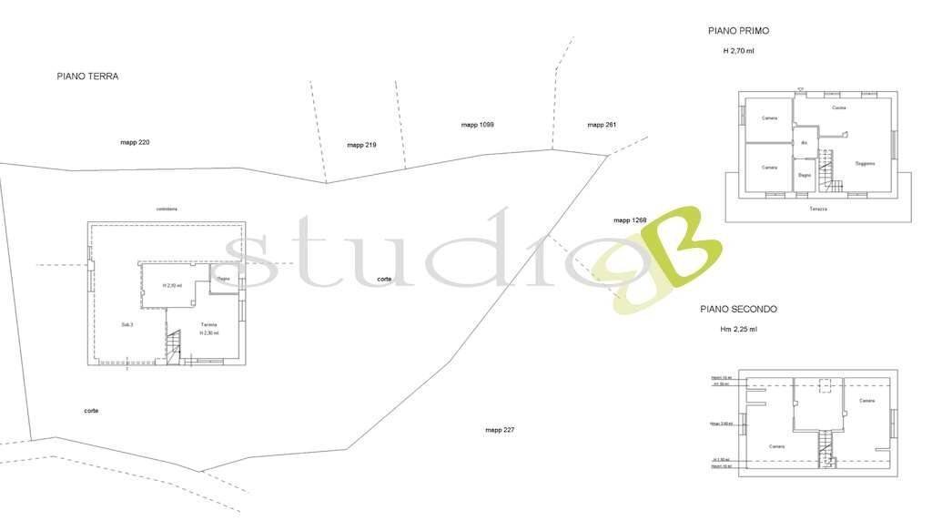 Villa strada della Villa, snc, Seborga - planimetria 1