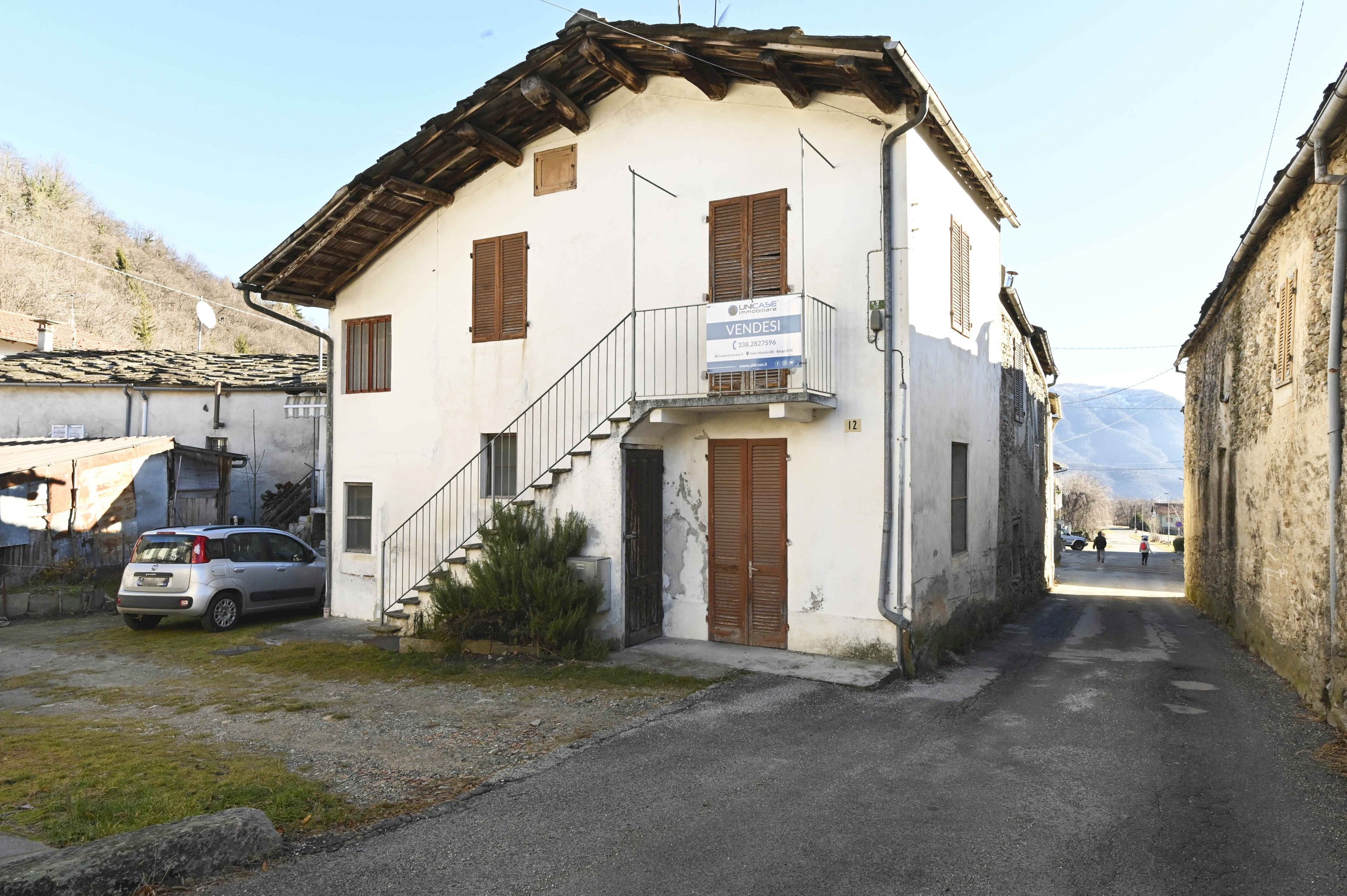 facciata - Casa semi indipendente Via San Firmino, 21, Paesana - foto 1