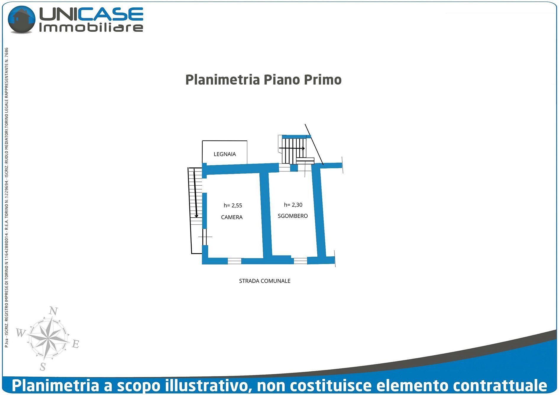 Primo piano - Casa semi indipendente Via San Firmino, 21, Paesana - planimetria 1