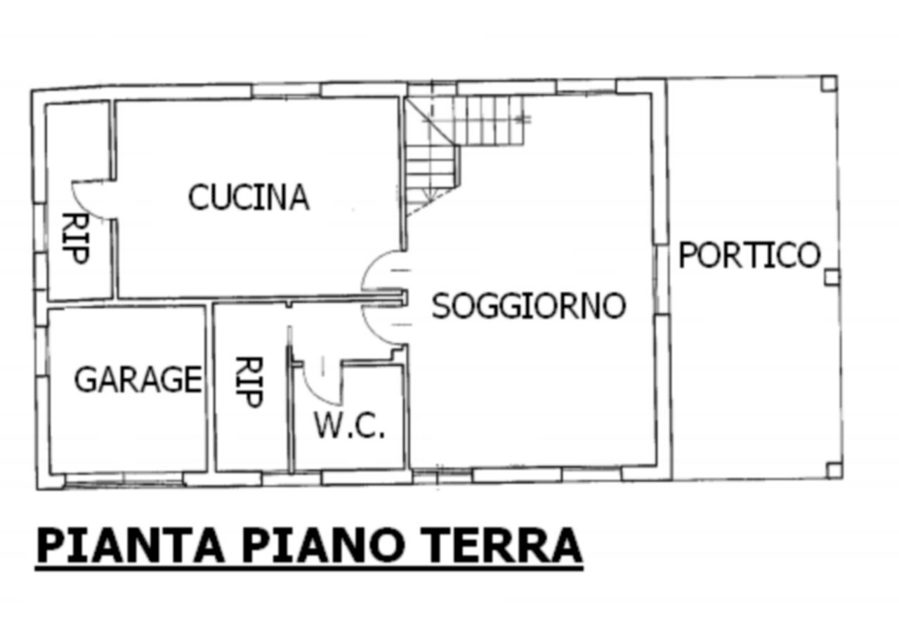 Villa via Dogana, Verucchio - floor plans 1
