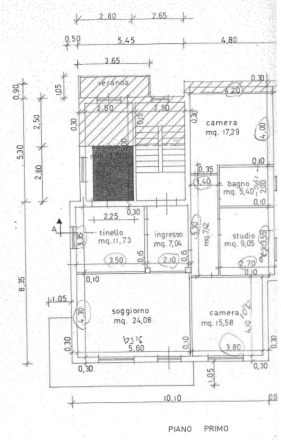 Appartamento Rimini - planimetria 1