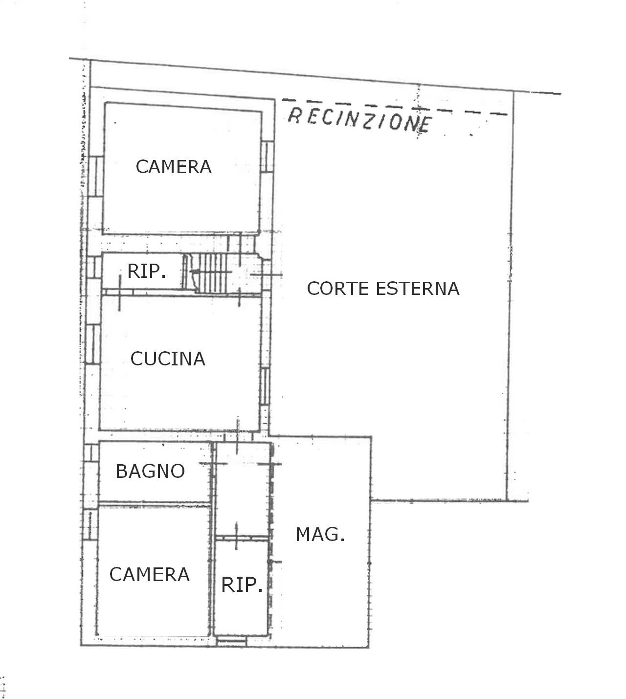 Villa via Aldo Moro, Verucchio - planimetria 1