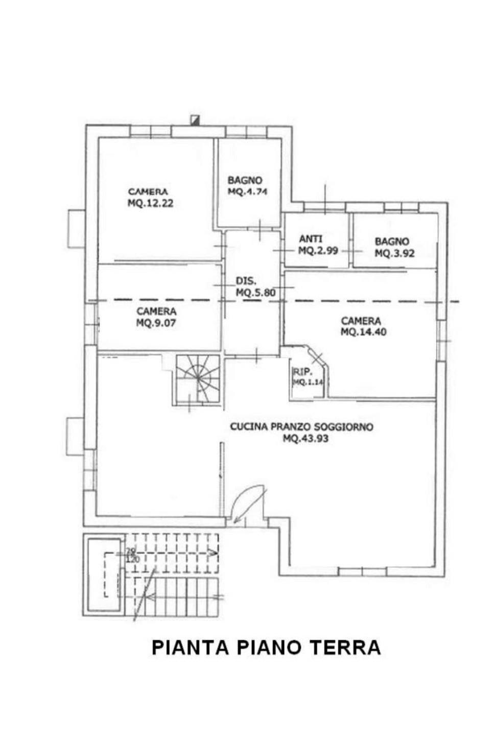 Villa via Trario, Verucchio - floor plans 1