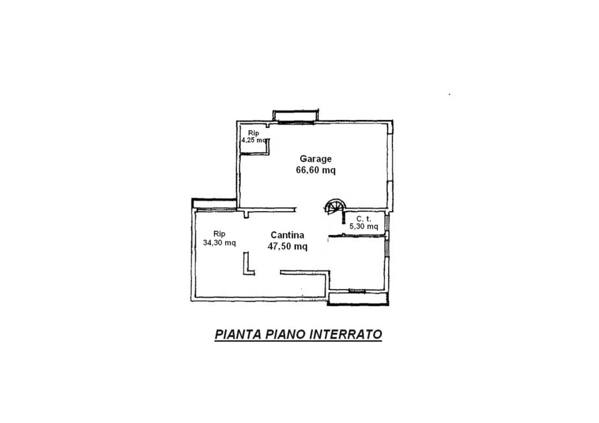 Villa via Celletta, Poggio Torriana - planimetria 1