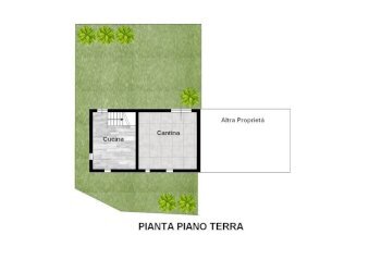 Planimetria - Casa indipendente via Bargellona, Santarcangelo di Romagna - foto 10