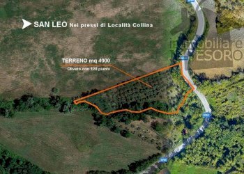 Terrena - Terreno agricolo strada Provinciale Montemaggio, San Leo - foto 1