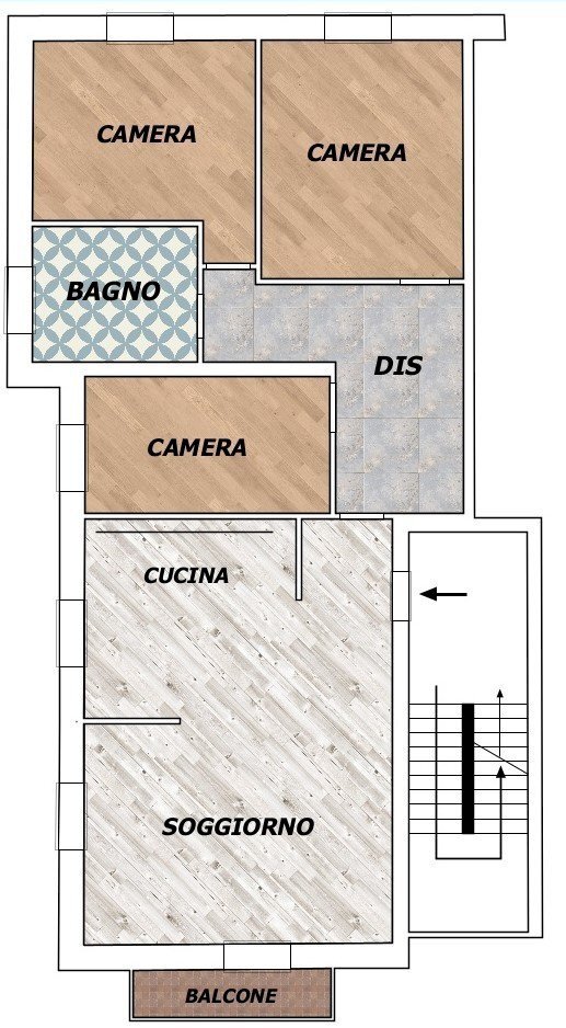 PLANIMETRIE (2).jpg - Non-buildable land via Papa Giovanni XXIII 7, Fiorano Modenese - floor plans 1