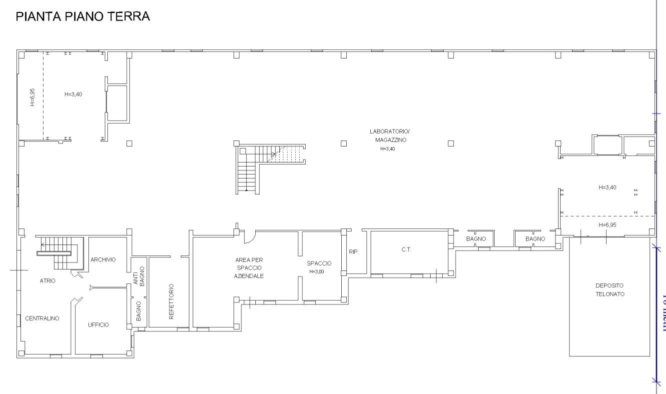 Capannone Via Liguria, 2, Ozzano dell'Emilia - planimetria 1