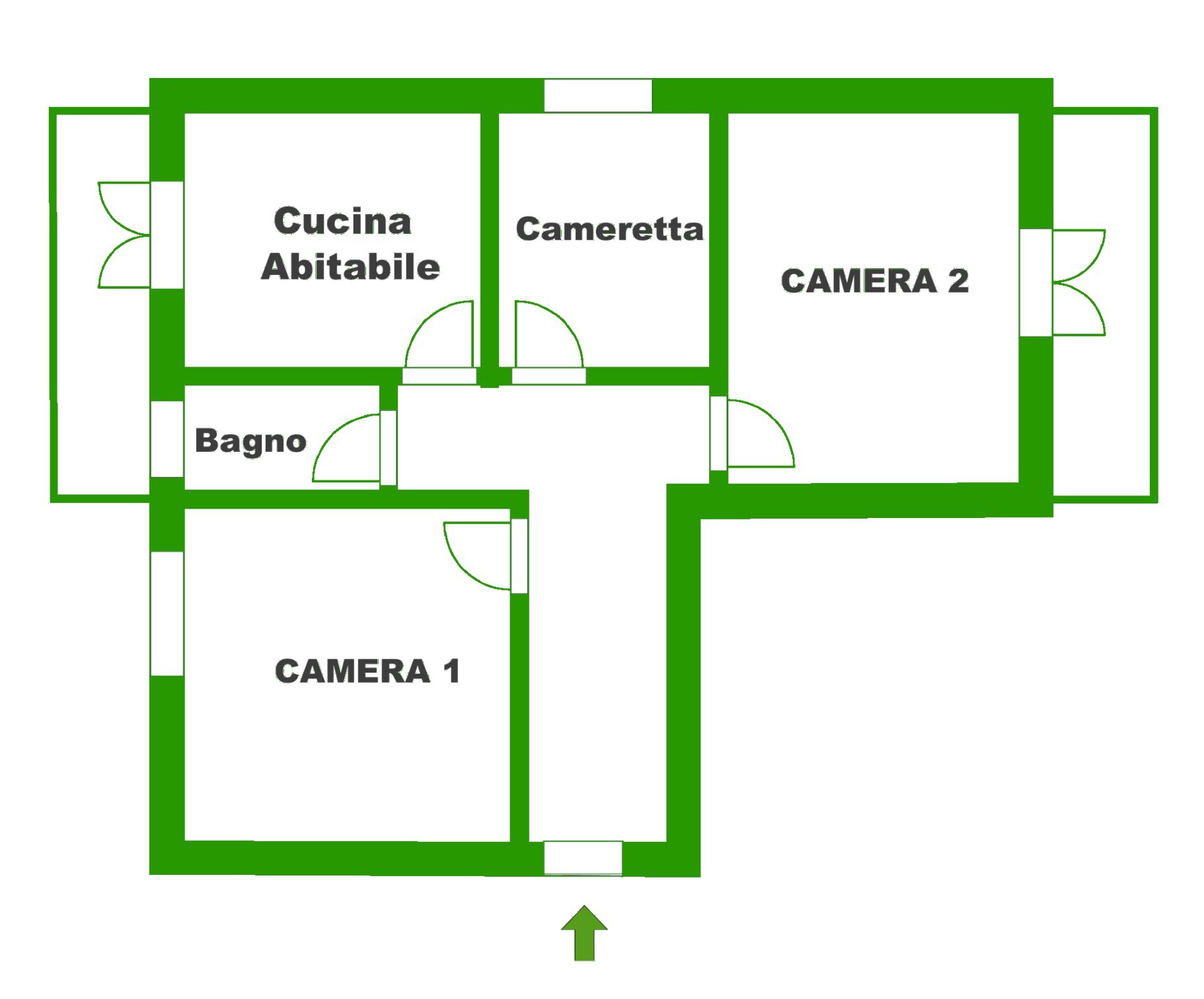 Quadrilocale Savona (zona Legino) - planimetria 1