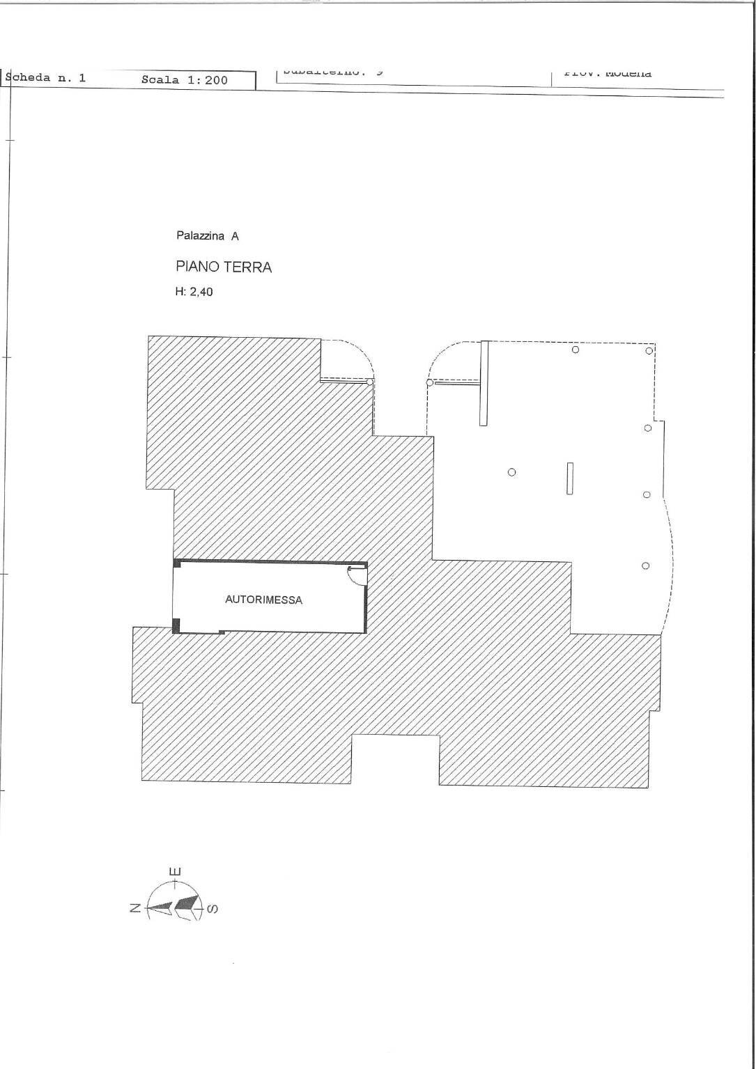 Attic via Aldo Moro interna, Carpi - floor plans 1