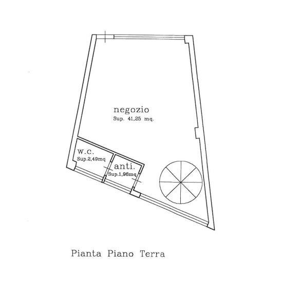 Negozio piazzale RAMAZZINI 37/B, Carpi - planimetria 1