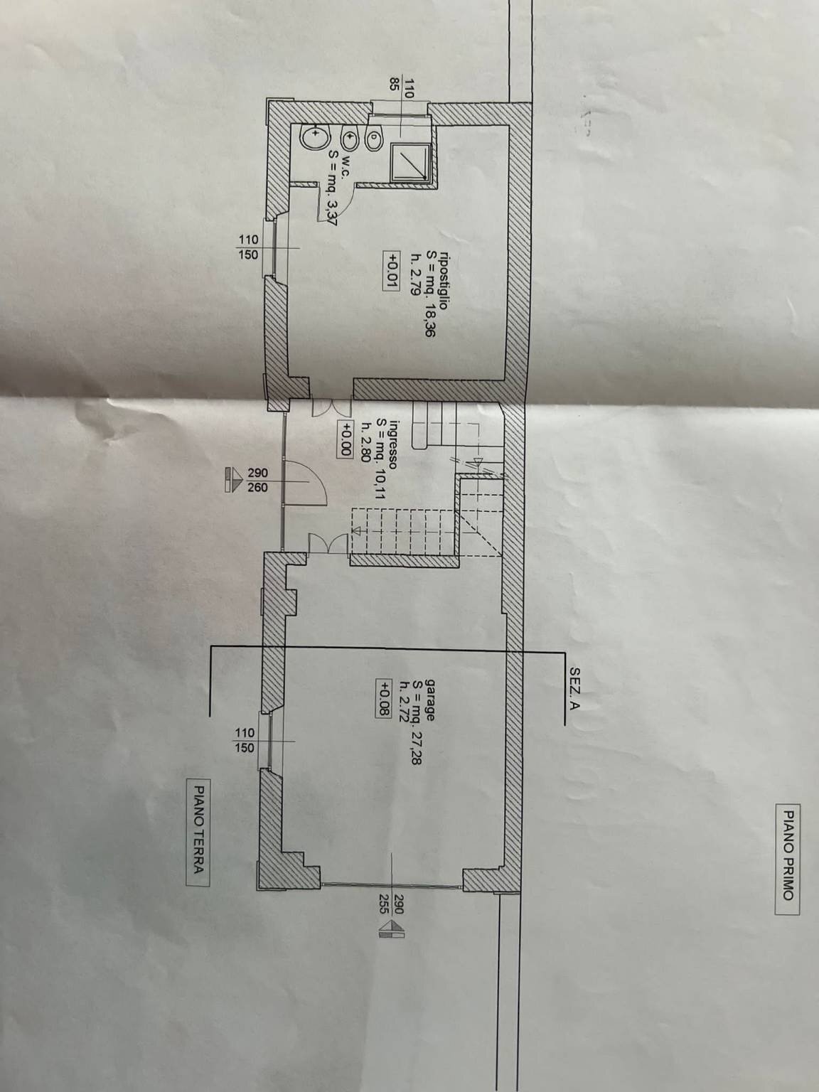 Villa via Vittorio Emanuele II, 20, Besana in Brianza - planimetria 1