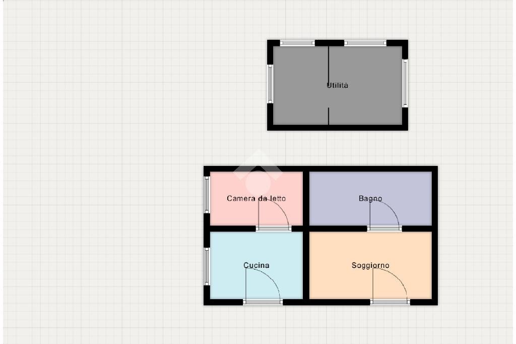 Rustico Via Dei Pini, Fosdinovo - planimetria 1
