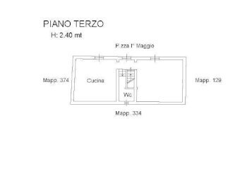 Planimetria - Casa indipendente Ponte dell'Olio - foto 8