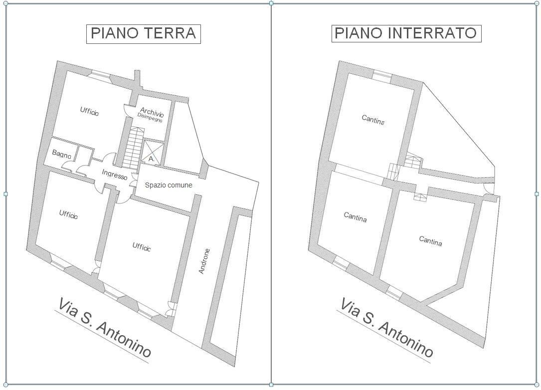 Office Piacenza - floor plans 1