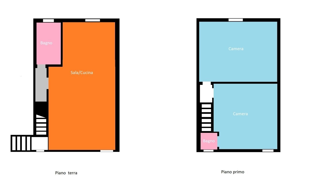 Casa indipendente via Sant'Ansovino, 467, Saludecio - planimetria 1