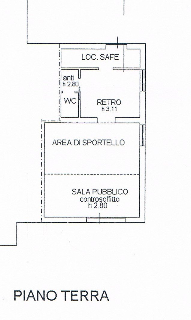 Ufficio Montescudo - Monte Colombo - planimetria 1