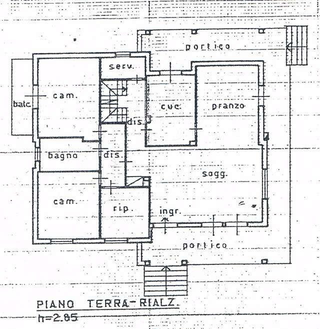 Villa Morciano di Romagna - floor plans 1