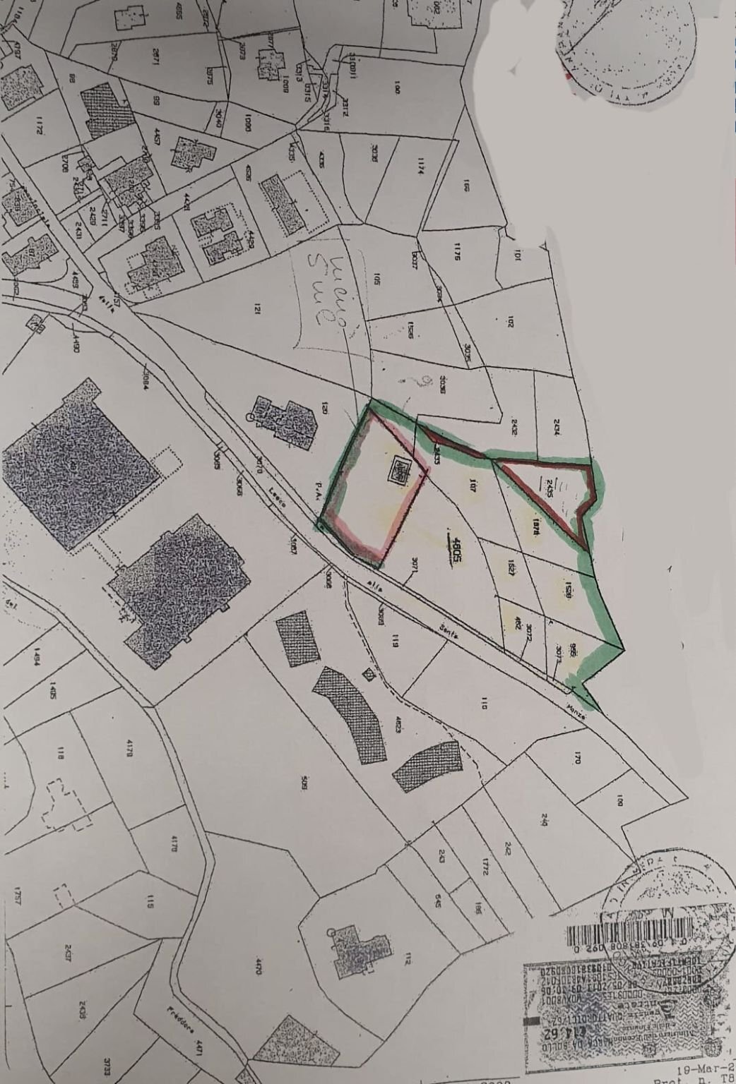 Building land via 4 Novembre, 51, Barzanò - floor plans 1