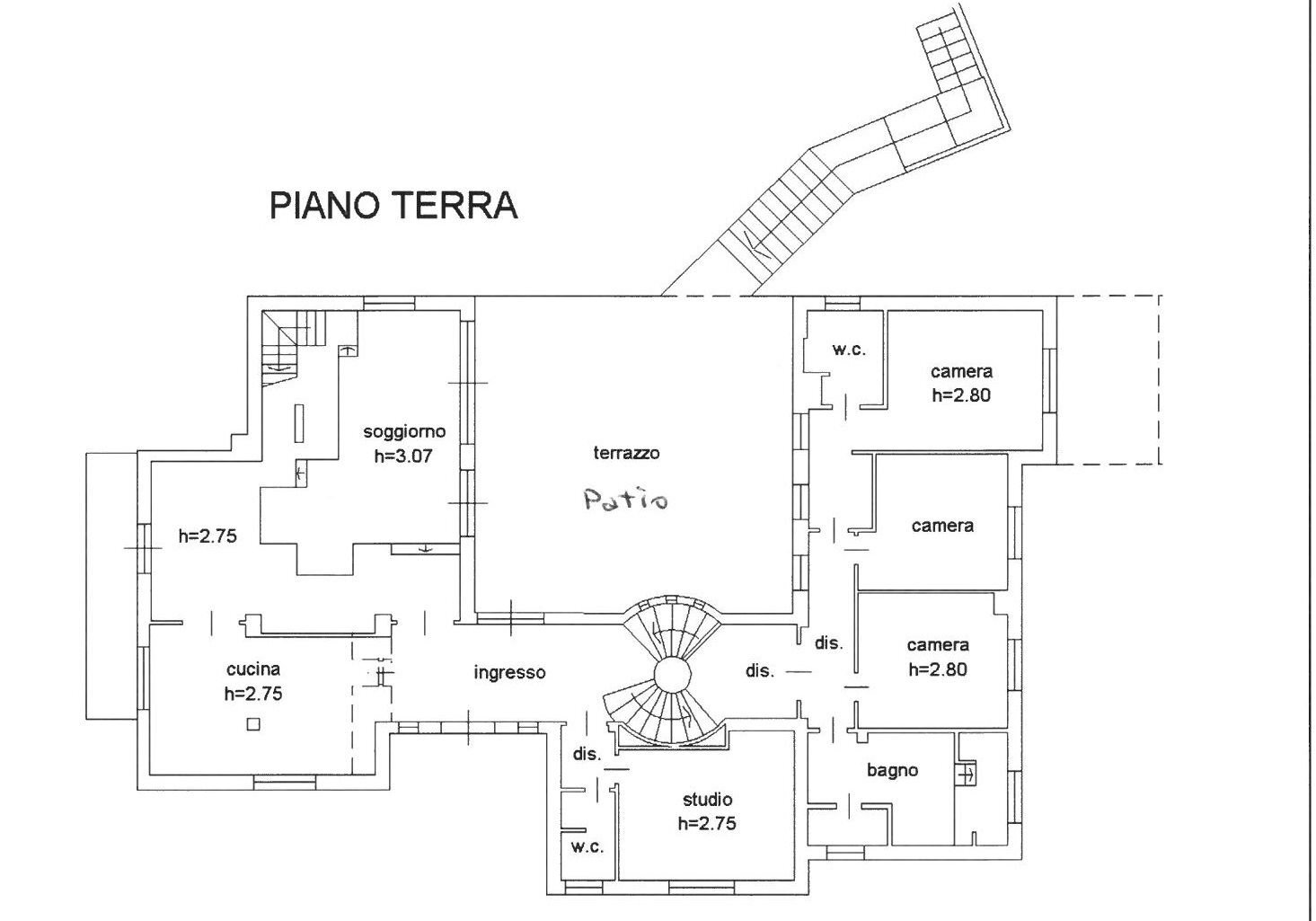 Villa Barbara - planimetria 1