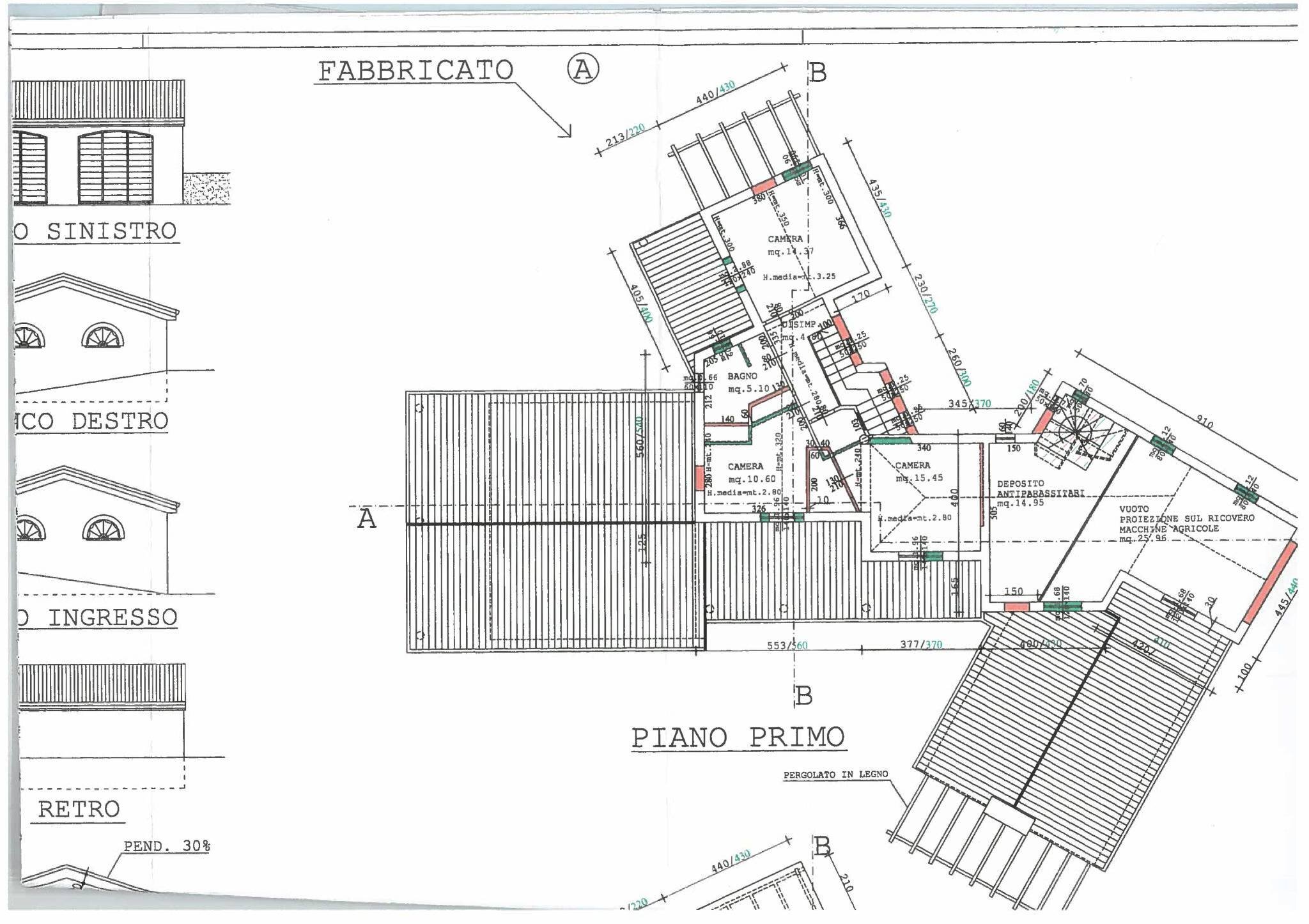 Villa via Monte Cieco, 9M, Rimini - planimetria 1