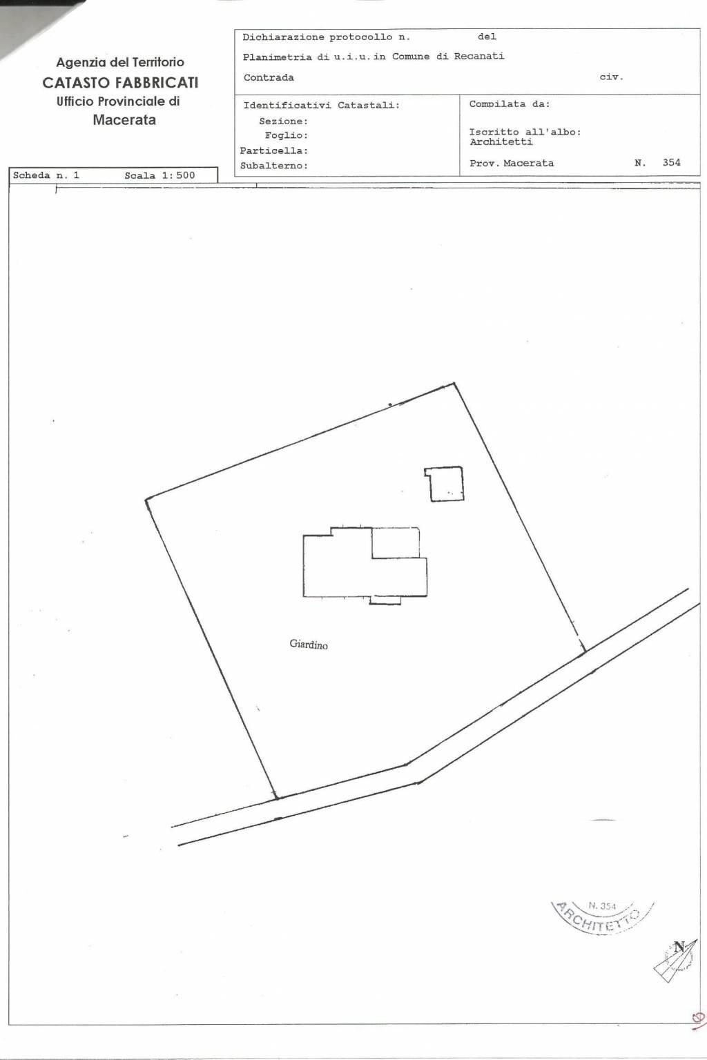 Rustico Recanati - planimetria 1