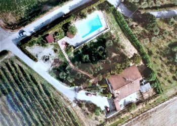 Vista villa aerea - Villa via Parco del Marano, Coriano - foto 1