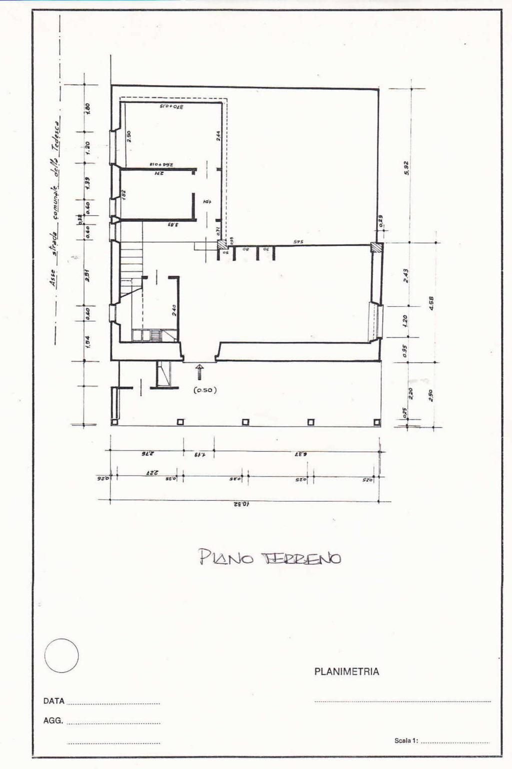 Rustico via San Donato, Monte Cerignone - planimetria 1