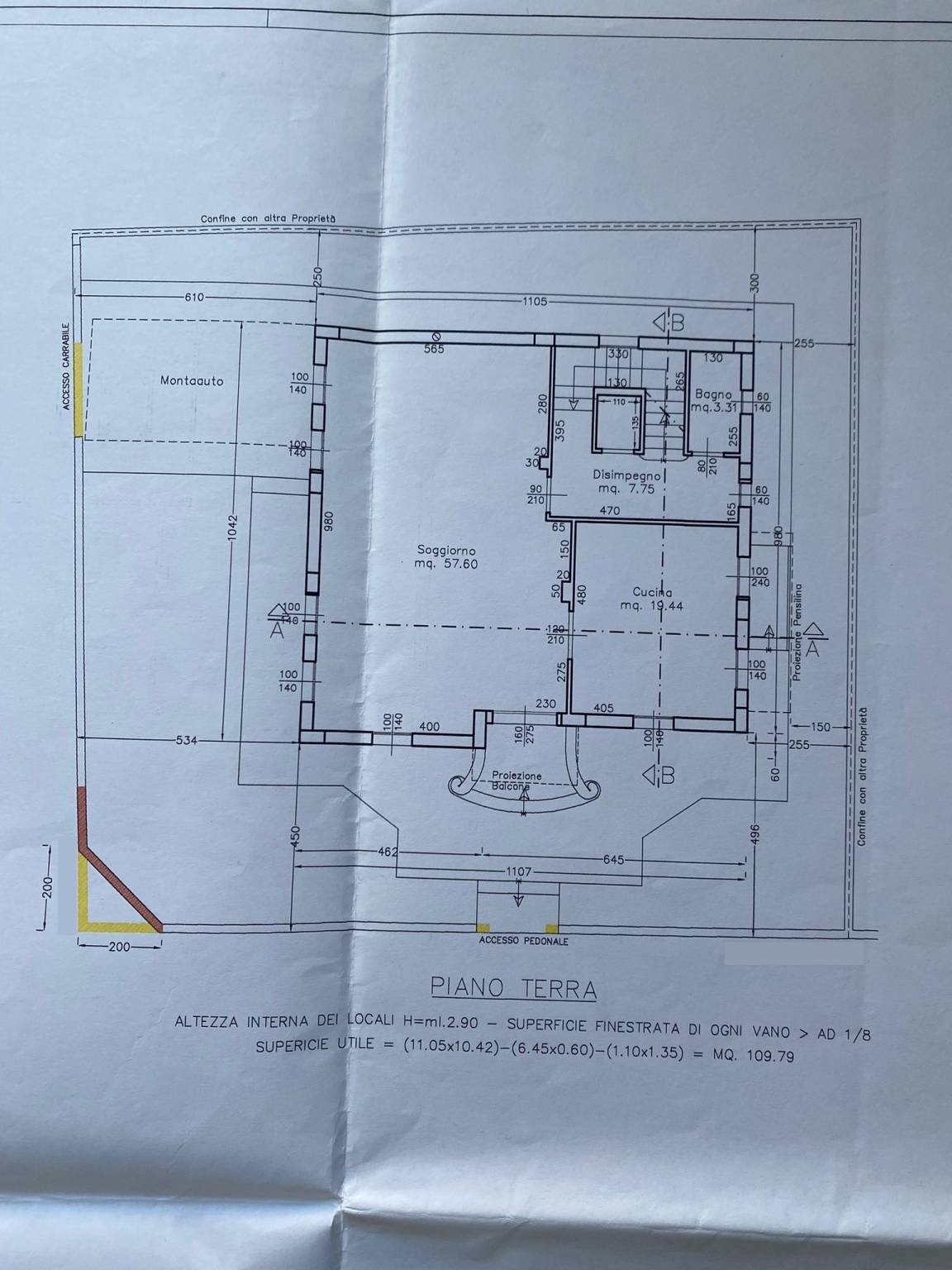 Villa Riccione - planimetria 1