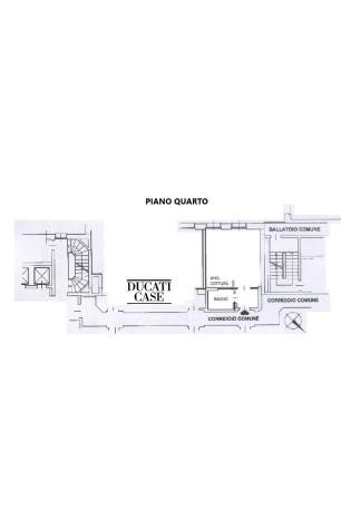 One-room apartment via Vitruvio, Milano - floor plans 1