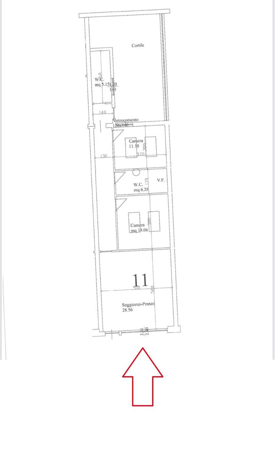 Loft via Guido Reni, 12G, Torino (neighborhood Santa Rita) - floor plans 1