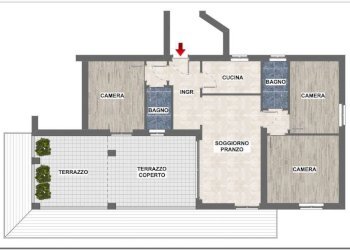 Lido di Classe rendering - Attic via Antonio da Noli, Ravenna (neighborhood Lido di Savio) - photo 11